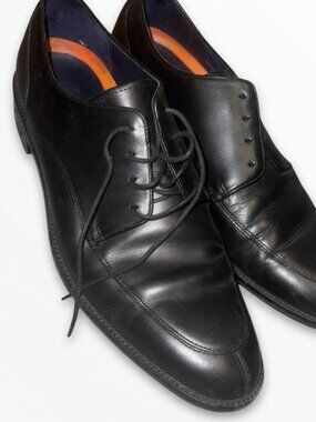 Cole Haan Men's Leather Oxford Lace Up Shoes - Black Size 10.5